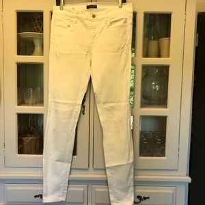 Ann Taylor White Skinny Jeans